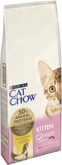 Сухой корм Purina Cat Chow Kitten для котят, беременных кошек и в период лактации с курицей 15 кг | Зображення 1