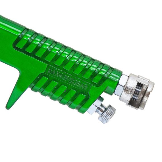 Фарборозпилювач Sigma HVLP 1.4 мм з редуктором та верхнім баком 600 мл (6812081) | Зображення 5