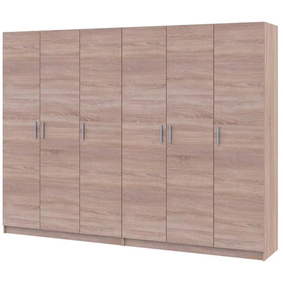 Комплект шкафов для одежды Doros Промо (2 шт.) 270х48х204 см Дуб сонома (DRS-011218) | Зображення 1