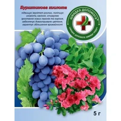 Регулятор росту Бурштинова кислота - 5 г