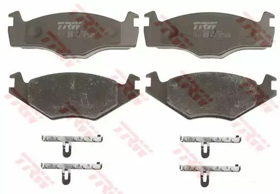 Колодки передні гальмівні VAG, TRW (GDB454) (1S0698151C) | Зображення 5