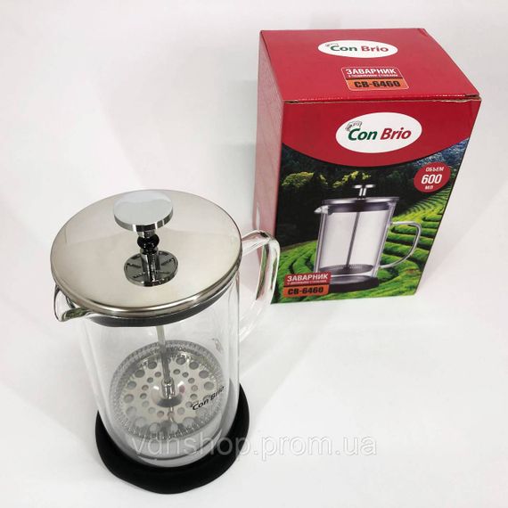 Елегантний прес для чаю, Френч-прес місткий, Оригінальний заварник для чаю Прес-заварник LV-60 | Зображення 9