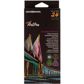Карандаши цветные Cool For School Art Pro профессиональные 24 цвета (CF15160) - Топ Продаж!