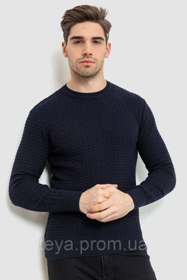 Свитер мужской, цвет темно-синий, размер L-XL FA_008407
