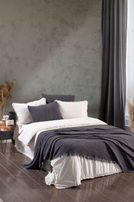 Постільна білизна Sikel Stonewashed Soho Firfirli 200 х 220 см Natural