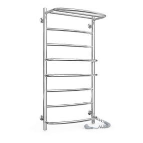 Електрична рушникосушарка Laris Єврофлеш П8 500 х 1000 з полицею Е (підкл. справа) S3