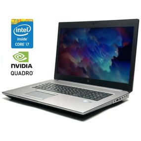 Мобільна робоча станція HP ZBook 17 G5 / 17.3" (1920x1080) IPS / Intel Core i7-8750H (6 (12) ядер по 2.2 - 4.1 GHz) / 32 GB DDR4 / 512 GB SSD / nVidia Quadro P3200, 6 GB GDDR5, 192-bit / WebCam / Win 11 б/в