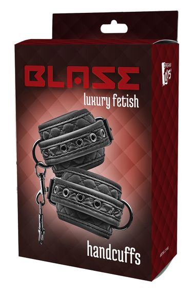 Наручники Dream Toys BLAZE HANDCUFF DIAMOND BLACK | Зображення 1