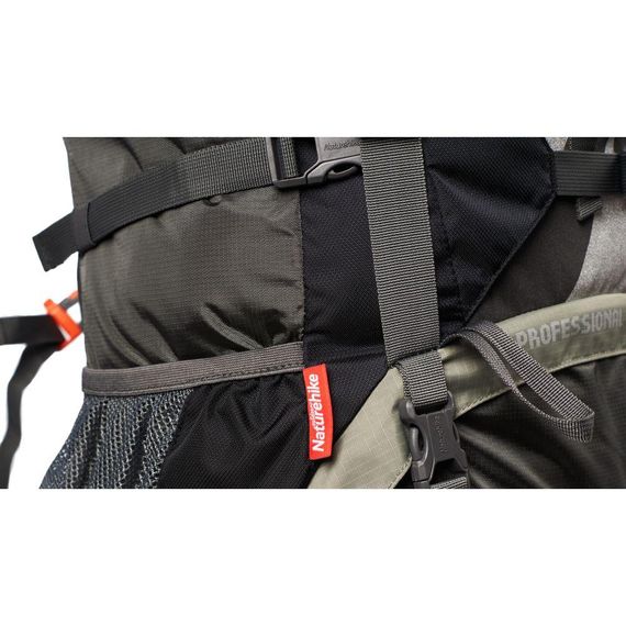Рюкзак туристичний Naturehike NH70B070-B, 70 л + 5 л, чорно-сірий | Зображення 5
