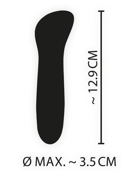 Синий мини вибромассажер Cuties Mini Vibrator с 7 различными вибрационными режимами sexstyle | Зображення 12