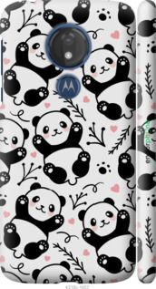 Чохол на Motorola Moto G7 Power Панди "4318m-1657-2448"