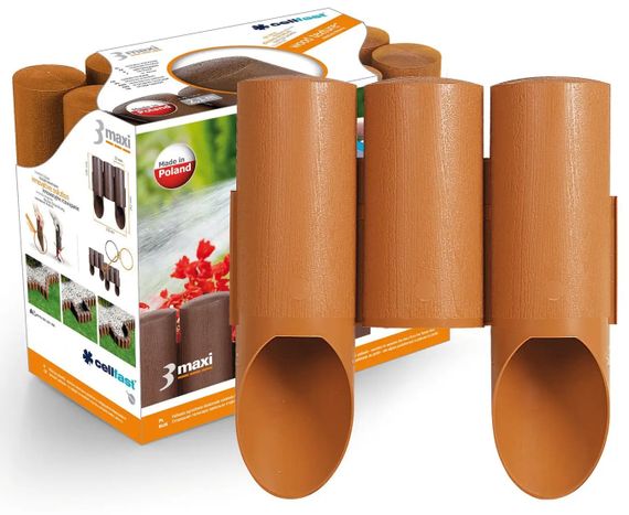 Газонна огорожа Cellfast MAXI 2.1 м оранжевий 3 елементи 34-013 | Зображення 2