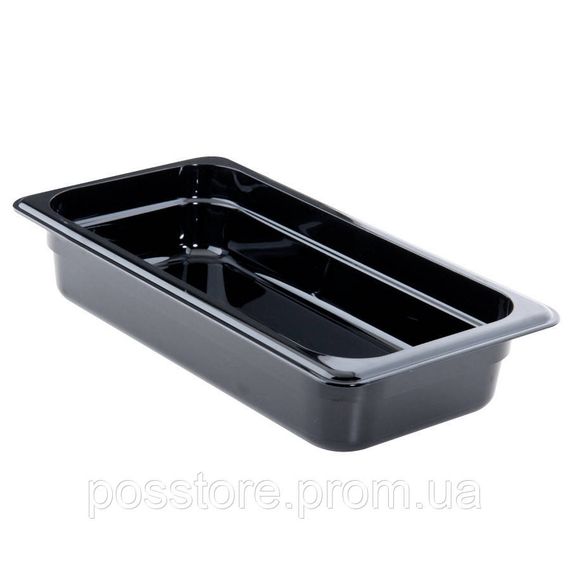 Гастроемкость GN 1/3-65 из чёрного поликарбоната, Cambro (32CW-110)