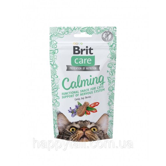 Лакомство Brit Care Functional Snack Calming д/котив для поддержки нервной системы с курицей 50 г