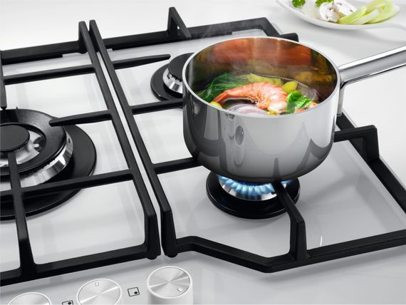 Варочная поверхность Electrolux газ на стекле GME363NV | Зображення 8