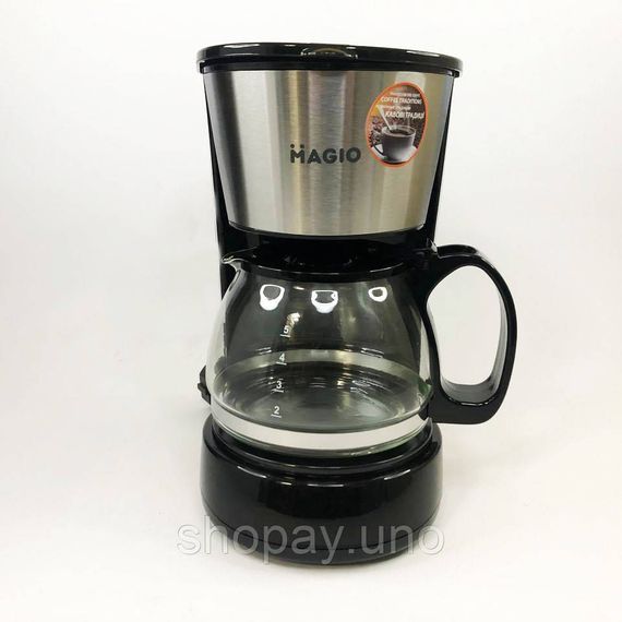 Кофеварка для домашнего кофе капельная MAGIO MG-964 650 Вт, Капельная кофейная машина ZO-60 | Зображення 8