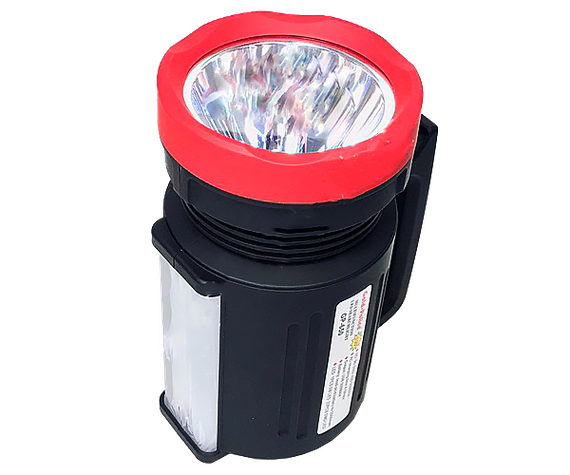 Ліхтар (прожектор) акумуляторний Gold Police GP-650 5W + 22 LED + power bank чорний (24396-GP-650_972) | Зображення 2