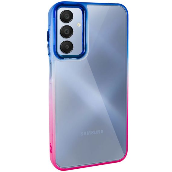 Чохол TPU+PC Fresh sip series для Samsung Galaxy A25 5G Рожевий / Синій