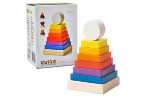 Игрушка деревянная "Пирамидка LD-14" арт. 15269 CUBIKA