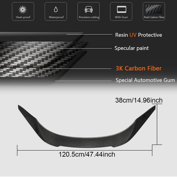 Спойлер (Карбон) для Toyota Supra 2019- рр | Зображення 4