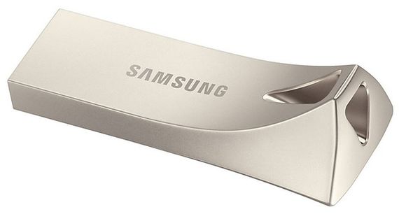 Flash Drive Samsung Bar Plus 64GB (MUF-64BE3/APC) Silver | Зображення 4