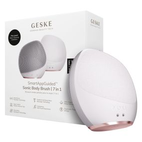 Ультразвукова щітка для тіла та інтенсивний пілінг GESKE Sonic Body Brush&Intensive Exfoliator 7в1 starlight