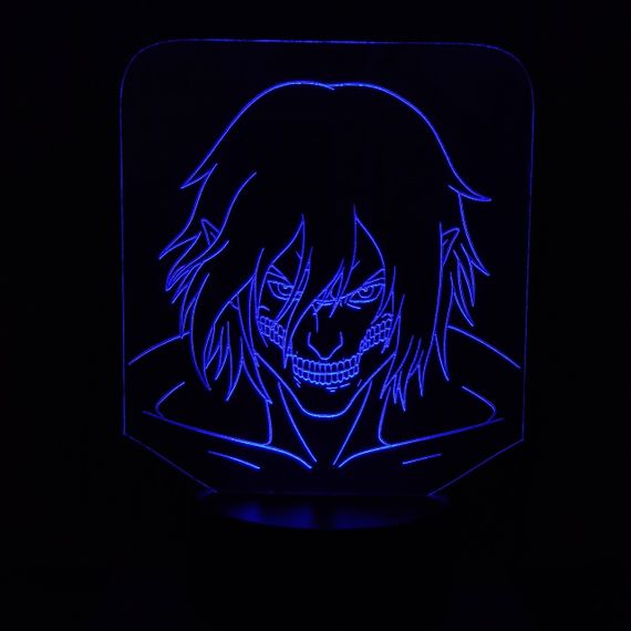 Акриловый светильник-ночник Титан синий tty-n000289