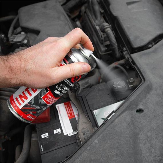 Очищувач електроконтактів, аерозоль 400 мл INTERTOOL FS-0074 | Зображення 2