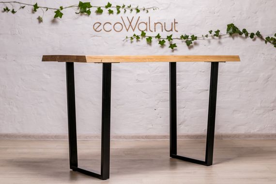 Дубовий стіл для ноутбука EcoWalnut із живими краями L | Зображення 2