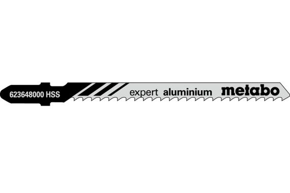 Полотно пилкове для лобзиків Metabo «EXPERT ALUMINIUM», 74/3,0 мм 623648000