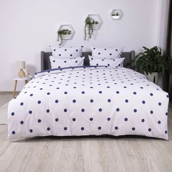 Постельное белье евро ТЕП Happy Sleep Perfect Dots 2-03796-27749 200х215 см | Зображення 1