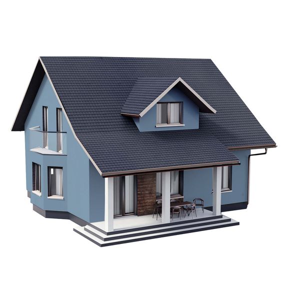 Краска Акрил-латексная Фасадная Skyline 3020-R90B Бусый 1л | Зображення 2