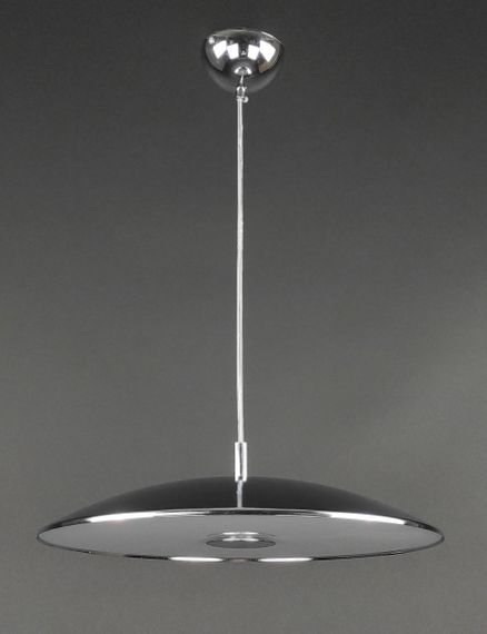 Люстра світлодіодна підвісна LED світильник для квартири на стелю лед 27710 Хром 20-160х30х30 см.