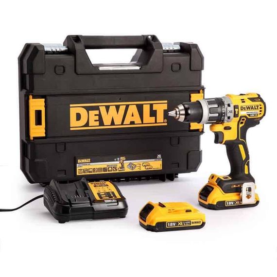 Дрель-шуруповерт аккумуляторная бесщеточная ударная 70 Нм DeWALT DCD796D2 | Зображення 1