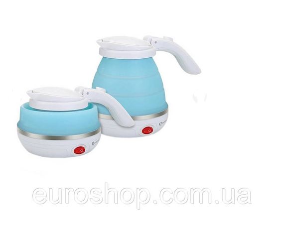 Чайник електричний Elecreic Kettle 600 мл складаний, силіконовий, дорожній туристичний електрочайник | Зображення 2