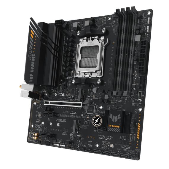 Материнcька плата ASUS TUF GAMING A620M-PLUS WIFI sAM5 A620 4xDDR5 HDMI DP mATX (90MB1F00-M0EAY0) | Зображення 4