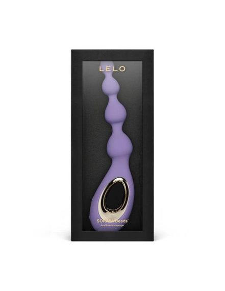 Анальные бусы с вибрацией LELO Soraya Beads Violet Dusk, разный диаметр бусин, 8 режимов Sex Aura | Зображення 2