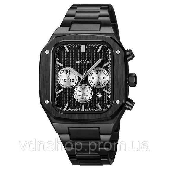 Часы кварцевые мужские SKMEI 2201BK, Стильные статусные наручные часы стрелочные Солидные мужские OA-80