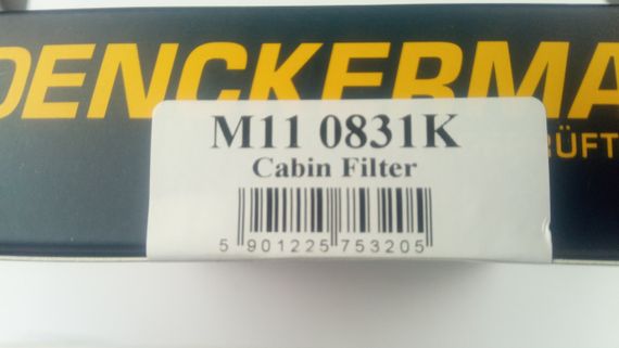 Фільтр салону JEEP/DODGE, DENCKERMANN (M110831K) (5058693AA) | Зображення 3
