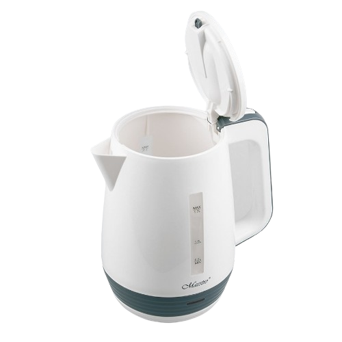 Електрочайник 1,7л 1850-2200W (диск) білий MR-033-WHITE Maestro | Зображення 1