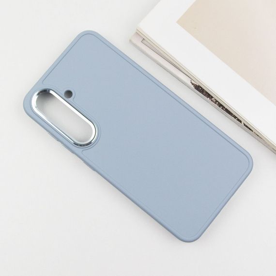 TPU чехол Bonbon Metal Style для Samsung Galaxy S24 / S25 Голубой / Mist blue | Зображення 2