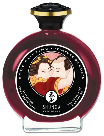 Фарба для тіла - Shunga Body Painting Strawberry Sparkling Wine sexstyle | Зображення 1