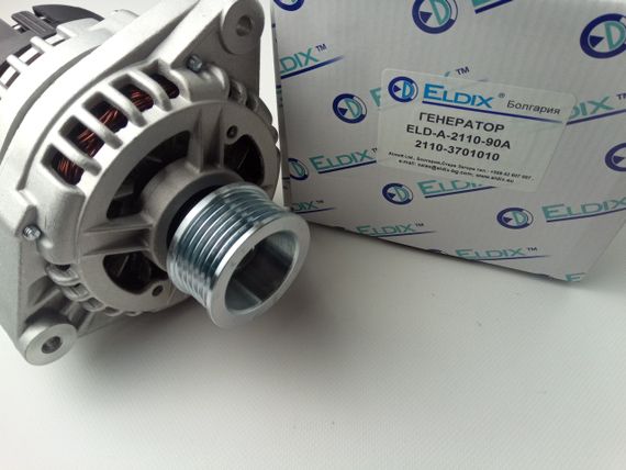 Генератор ВАЗ 2110  90A, Eldix (ELD-A-2110-90A) (2112-3701010)