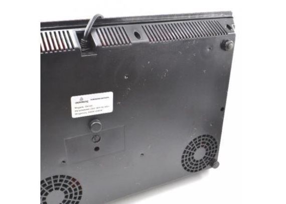 Двухкомфорочная настольная инфракрасная электроплита Crownberg CB-1330 на 2000 Вт | Зображення 6