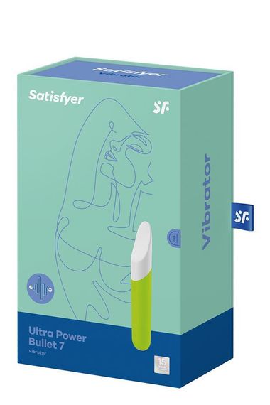 Вибропуля Satisfyer Ultra Power Bullet 7, салатовый Sex Aura | Зображення 6