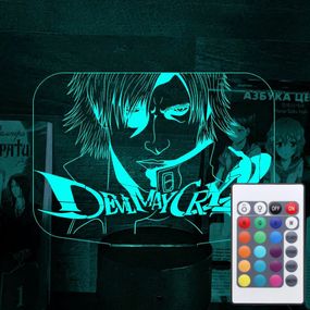 Акриловый светильник-ночник с пультом 16 цветов Devil May Cry 4 tty-n002009