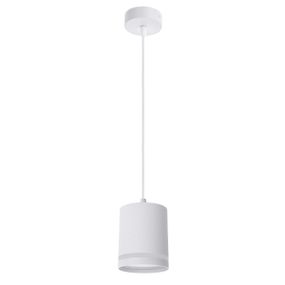 Люстра подвесная тубус GX53 17W WH (AL-736S/1)
