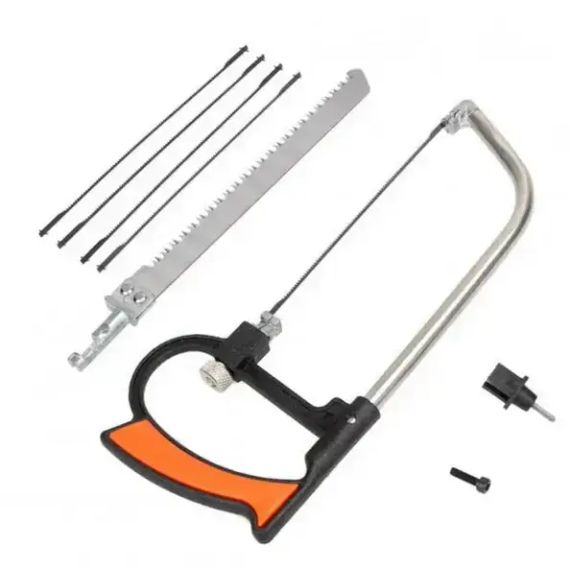 Ножівка по дереву в наборі з пилками TV One, Пилка для дерева та металу ручна | Зображення 1