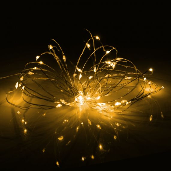 Электрическая гирлянда YES Нить 975040 5 м 50 LED тепло-белая | Зображення 1