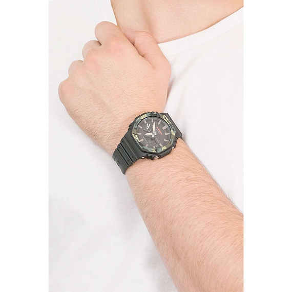 Годинники чоловічі протиударні оригінальні японські Casio G-Shock GA-2100SU-1AER з полімерним ремінцем | Зображення 3